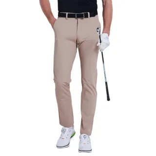 【GoPlayer】男吸濕排汗高爾夫長褲-深灰.卡其.淺灰.藏青(男高爾夫運動速乾免燙彈力Golf球褲)
