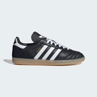 【adidas 愛迪達】休閒鞋 男鞋 運動鞋 三葉草 SAMBA JP 黑白 JQ9056(8979)