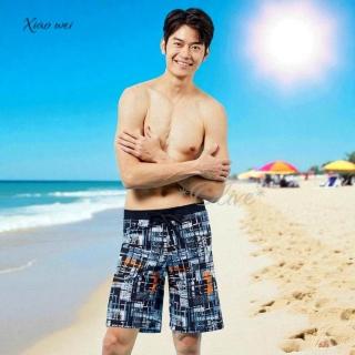 【Apple 蘋果牌】流行大男七分寬泳褲/海灘泳褲(NO.1143118)