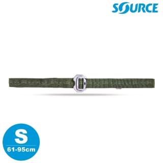 【SOURCE】藏錢腰帶 Slim Travel Belts 鋁扣 深綠色 S(61-95cm / 織帶寬 2.5cm)