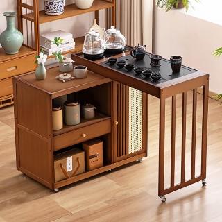 【巨匠】茶几 移動茶桌 小茶臺 移動茶車 茶水櫃 80cm泡茶桌 客廳茶几 床頭櫃 茶桌(移動茶桌)