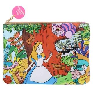 【sun-star】迪士尼 Retro Art Collection 拉鍊收納包 筆袋 愛麗絲夢遊仙境 1990年代