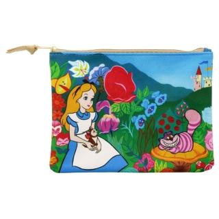 【sun-star】迪士尼 Retro Art Collection系列 復古風收納包 拉鍊袋 愛麗絲夢遊仙境