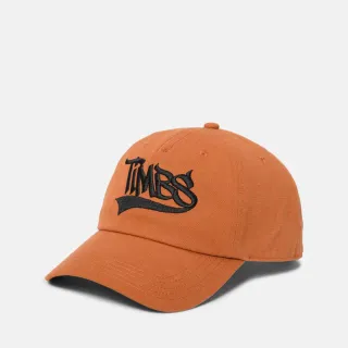【Timberland 官方旗艦】中性橘棕色塗鴉休閒棒球帽(A66JTC41)