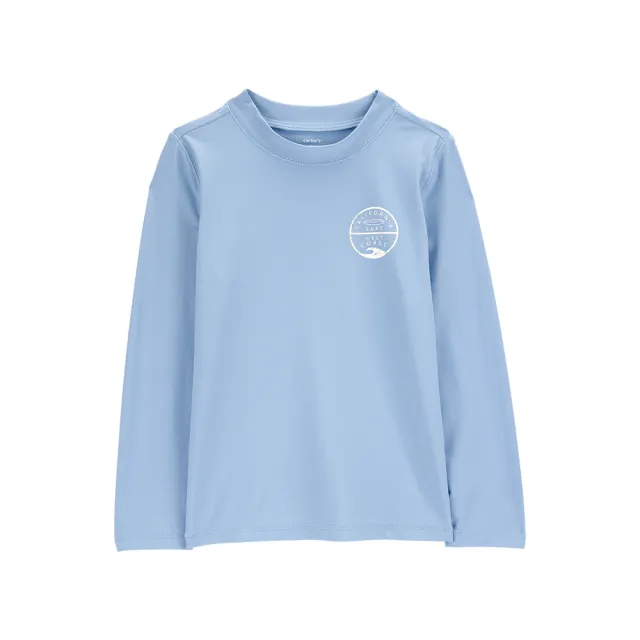 【Carter’s官方授權】UPF 50+  繽紛衝浪大童長袖防曬泳衣(原廠公司貨 童裝 兒童泳衣 嬰兒泳裝 寶寶泳裝)