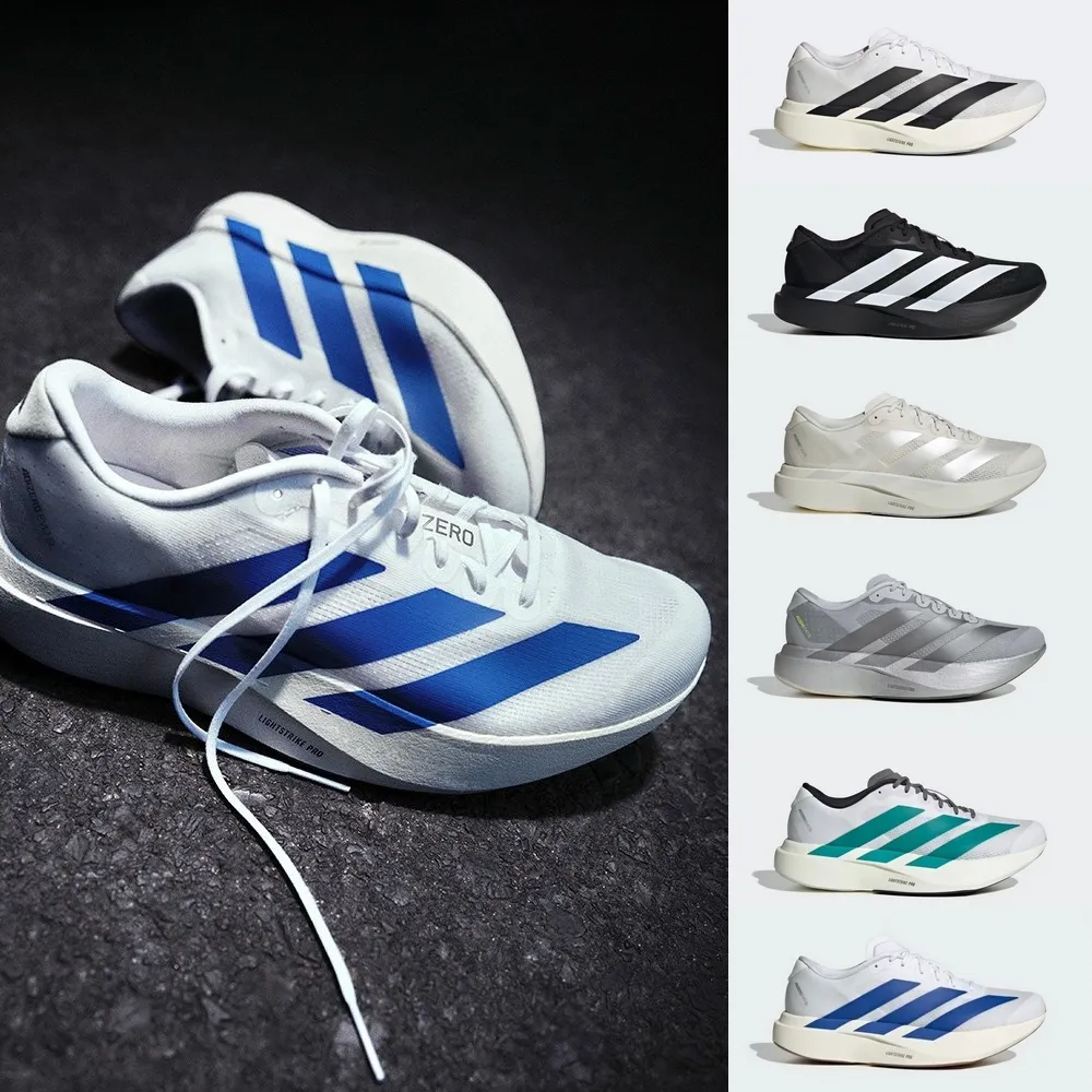 【adidas 愛迪達】ADIZERO EVO SL 跑鞋(JH6206/JP7149/JR3418/JR3419/JS4487/JS4494)