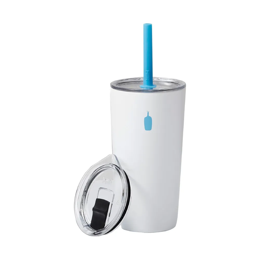 【Blue Bottle Coffee】日本藍瓶咖啡 通勤杯16oz 附吸管(咖啡杯/通勤杯/藍瓶咖啡杯)