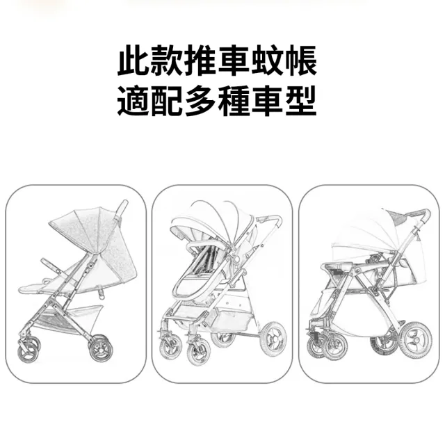 【JHL】618限定 貝殼型 全罩式嬰兒推車防蚊罩 透氣加密拉鍊推車罩 外出防蚊叮嬰兒車蚊帳 兒童手推車防蚊帳
