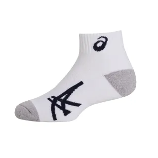 【asics 亞瑟士】短筒襪 男女中性款 訓練配件(3033C241-100)