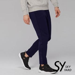 【SKY YARD】網路獨賣款-彈性運動長褲(深藍)