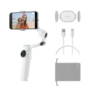 【Insta360】Flow 2 入門級手機三軸穩定器 AI 追蹤模組套裝(先創公司貨)