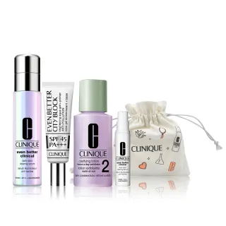 【CLINIQUE 倩碧】淡斑精華PRO防曬隔離組