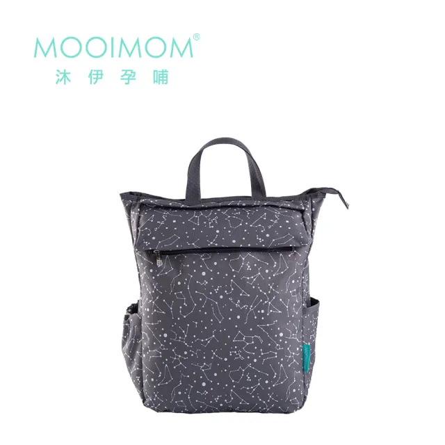 【MOOIMOM 沐伊孕哺】雙11 幾何星空媽媽包(女包/後背包/防潑水/手提包)