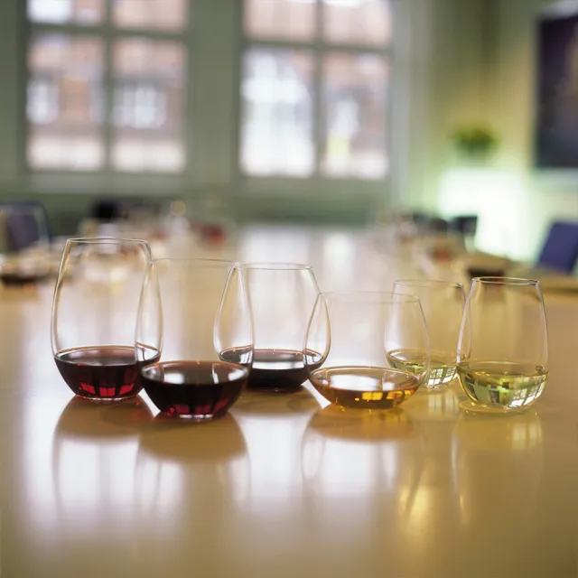 【Riedel】O 紅酒杯5件超值組禮盒-紅酒杯4入送醒酒瓶1入(超值組合送禮大氣)