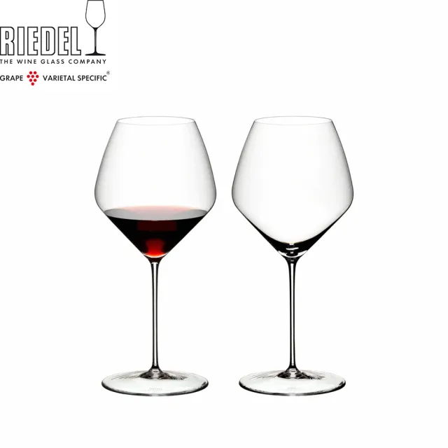【Riedel】Veloce 黑皮諾紅酒杯-2入組(極致輕量鑽石杯型)