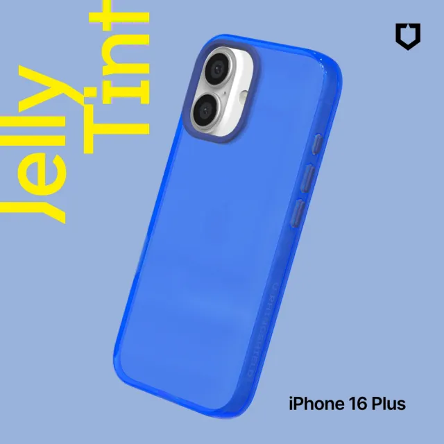 【RHINOSHIELD 犀牛盾】iPhone 16/16 Plus/16 Pro/16 Pro Max JellyTint 透明防摔手機殼(相機鍵開孔版)