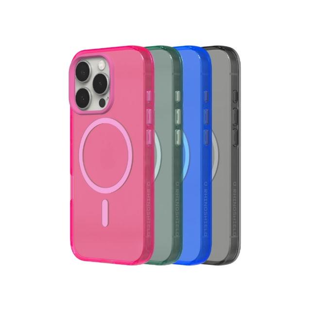 【RHINOSHIELD 犀牛盾】iPhone 16/Plus/Pro/Max JellyTint MagSafe兼容磁吸透明防摔手機殼(相機鍵開孔版)