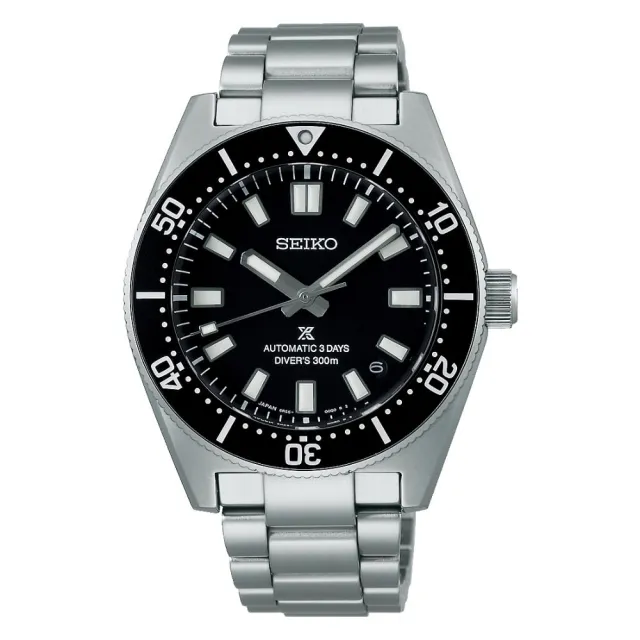 【SEIKO 精工】Prospex系列 代言人廣告款 三日鍊300米潛水機械錶/黑標40mm(SPB453J1/6R55-00G0D)