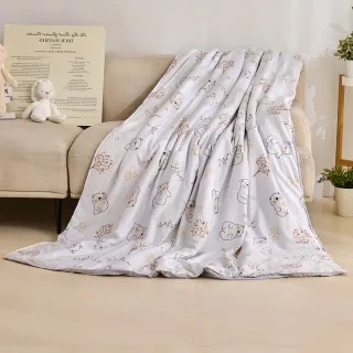 【MIT iLook】買1送1 台灣製石墨烯萊賽爾天柔絲涼被(150X195cm/多款任選/吸濕排汗/舖棉/空調被)