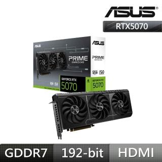 【ASUS 華碩】PRIME-RTX5070-12G 顯示卡+華碩 XH01 ROG Herculx 顯示卡支撐架
