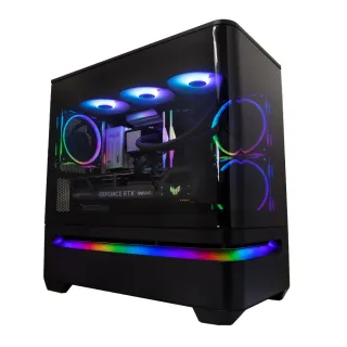【華碩平台】U9廿四核RTX 5070 Win11{聖魔騎士W}水冷電競機(Ultra 9 285K/B860/64G D5/2TB/WiFi6E)