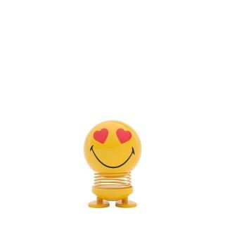 【哈特寶】Hoptimist Smiley Love S 丹麥微笑彈簧公仔-黃(彈簧設計、家居擺飾、辦公室小物)