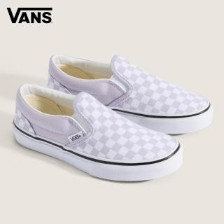 【VANS】官方旗艦 Classic Slip-On 中童款紫色滑板鞋(童鞋)