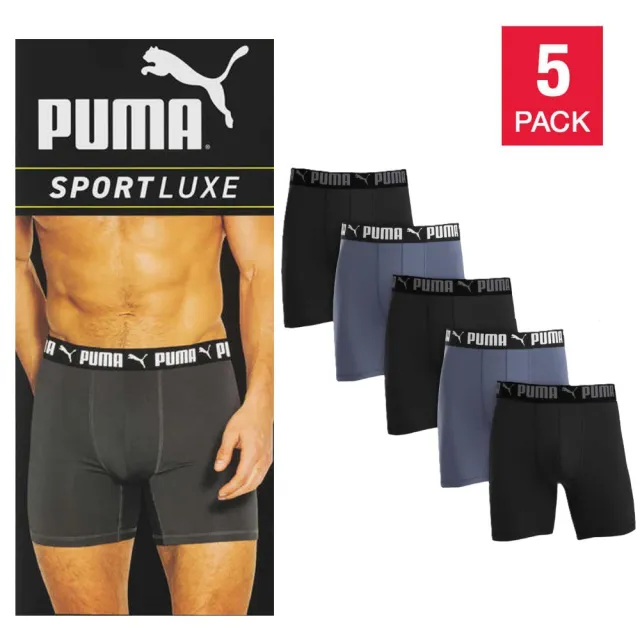 【CALVIN KLEIN】5件組 彈性內褲 男內褲 四角褲 透氣 快乾 排汗(三角褲 棉質內褲) puma內褲