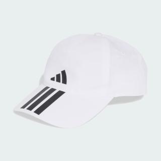 【adidas 愛迪達】帽子 運動帽 棒球帽 遮陽帽 BB CAP 3S CLIMA 白 JM5344