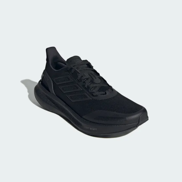 【adidas 愛迪達】慢跑鞋 男鞋 運動鞋 緩震 PUREBOOST 5 CLIMACOOL 黑 JS5061