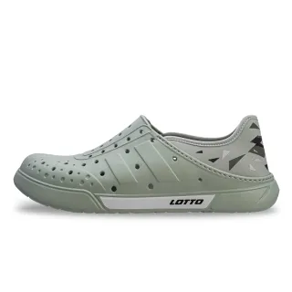 【LOTTO】男 SALINA 輕量洞洞鞋(海藻綠-LT5AMS9905)