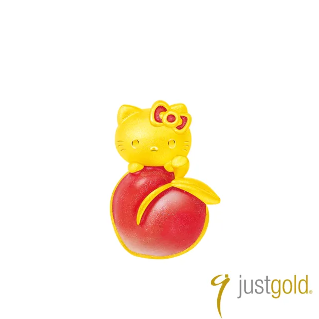 【Just Gold 鎮金店】三麗鷗 繽紛果漾派對 黃金串珠(任選)
