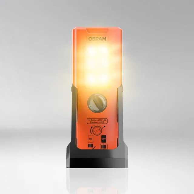 【Osram 歐司朗】LED立式警示燈 TA19(LED照明 / 警示閃爍兩用燈《買就送 傳輸線》)