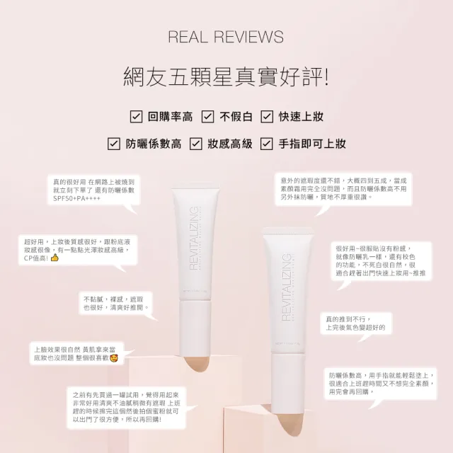 【Solone】煥采亮顏美肌乳SPF50+PA++++ 30g(2入組)