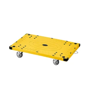 【康得倫KTL】拖板車-小 黃色/黑色 /台 KT-700-1/KT-700-3
