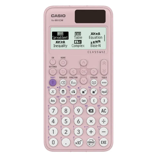 【CASIO 卡西歐】標準科學型計算機-莫蘭迪粉(FX-991CW-PK)