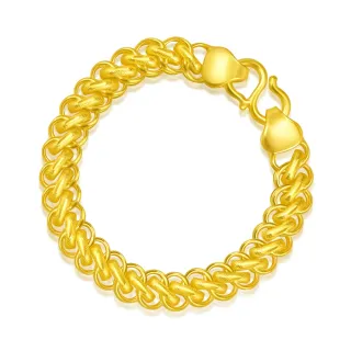 【點睛品】S型扁素鍊 黃金手鍊_計價黃金