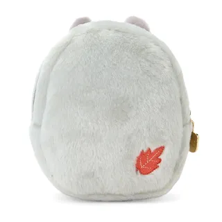 【SANRIO 三麗鷗】森林動物系列 絨毛造型化妝包 Hello Kitty