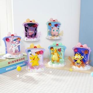 【POKEMON 精靈寶可夢】開心派對系列公仔(皮卡丘/快龍/耿鬼/喵喵/仙子伊布/胖丁)