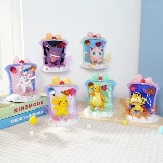 【POKEMON 精靈寶可夢】開心派對系列公仔(皮卡丘/快龍/耿鬼/喵喵/仙子伊布/胖丁)