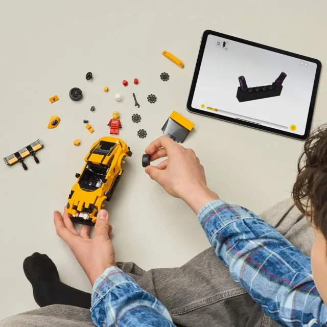 【LEGO 樂高】極速賽車系列 77239 Porsche 911 GT3 RS 超級跑車(保時捷 居家擺設 跑車模型 積木)