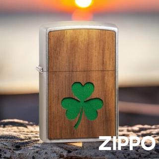 【Zippo】WOODCHUCK CLOVER防風打火機(美國防風打火機)