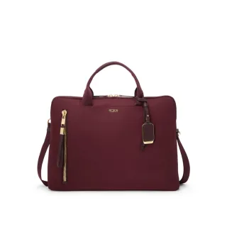 【TUMI】VOYAGEUR Benin 15 吋筆電手提公事包-勃根地紅(TUMI 官方旗艦店)
