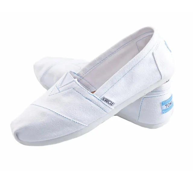 【TOMS】女 經典 素面 Classic Canvas 純色 舒適 休閒鞋 平底鞋 懶人鞋 帆布鞋 一腳蹬 百搭 多色任選