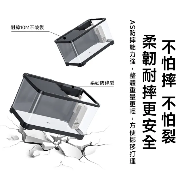 【Secaii設彩品牌店】魚缸 生態魚缸 桌面小型魚缸 懶人魚缸 壓克力魚缸(升級套餐 38.8*21.5*21.2)