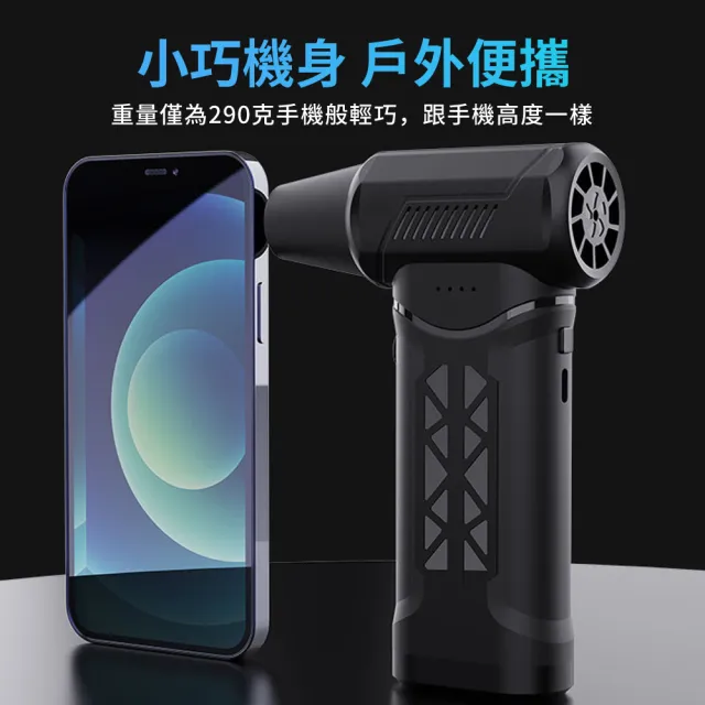 【YOLU】四檔調節暴力渦輪吹塵器 多功能手持強力除塵槍 無線吹塵機戶外便攜/吹塵槍 吹氣機(交換禮物)