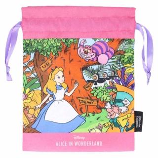 【sun-star】迪士尼 Retro Art Collection 迷你束口袋 收納袋 愛麗絲夢遊仙境