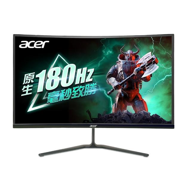 【Acer 宏碁】A+福利品 ED270R S3 曲面無邊框電競螢幕(27型/FHD/180Hz/1ms/VA)