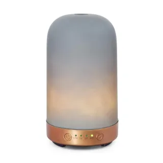 【Earnest Living】極簡仿水泥風水氧機 100ml(超音波香氛擴香精油加濕機)