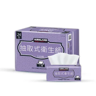 【Kirkland Signature 科克蘭】3串-三層抽取式衛生紙(120抽x24包x3串)